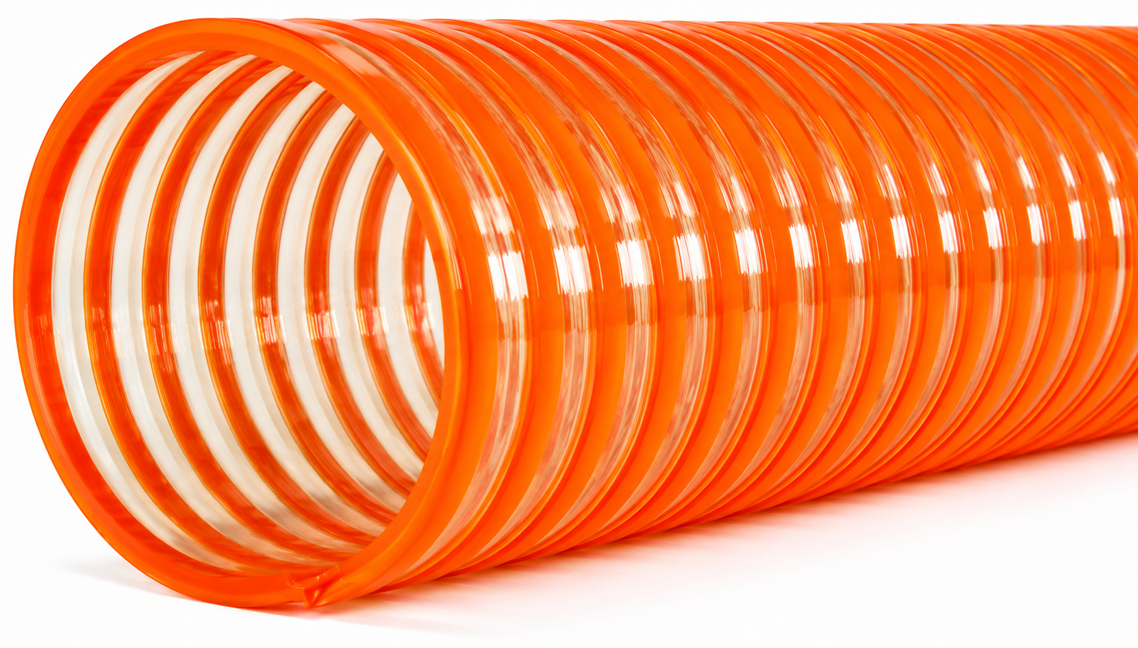 Tubos Succión Naranja Rígido Flexible